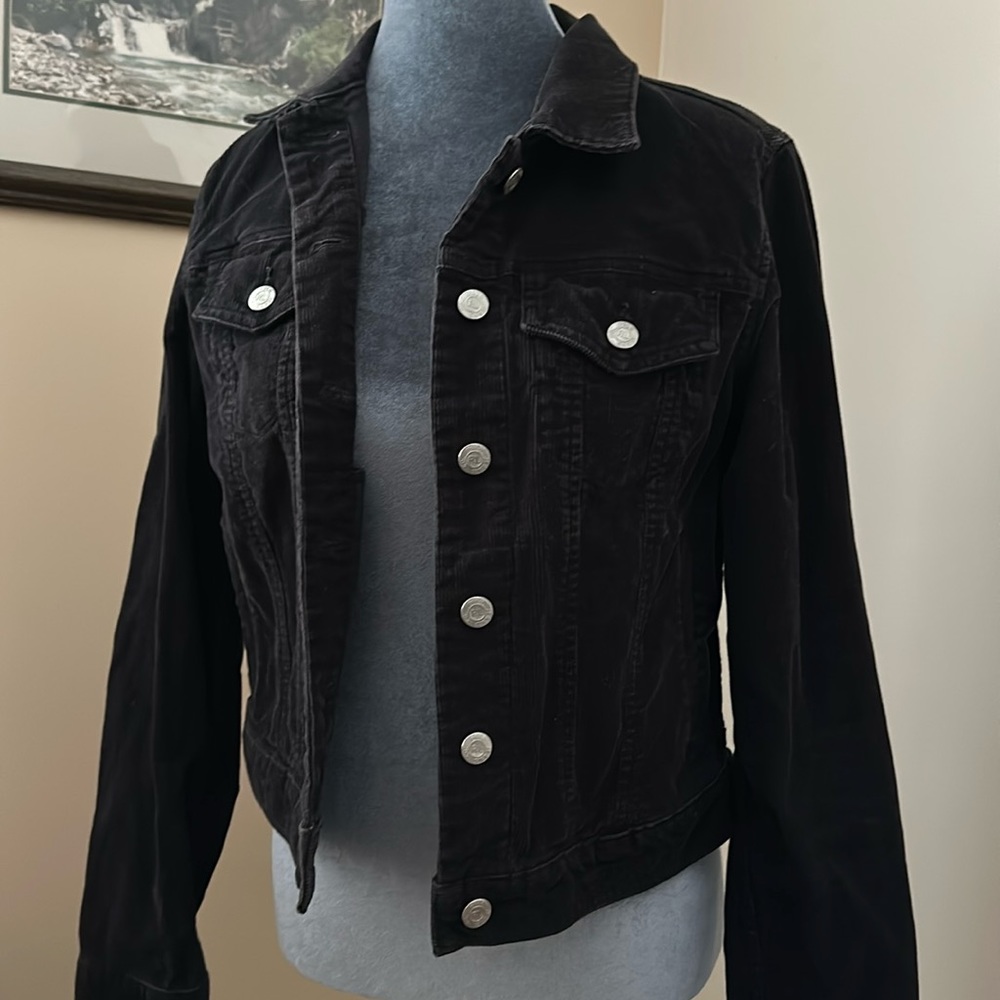 Polo Jeans Co Ralph Lauren black corduroy jacket/blazer. Size Medium women’s